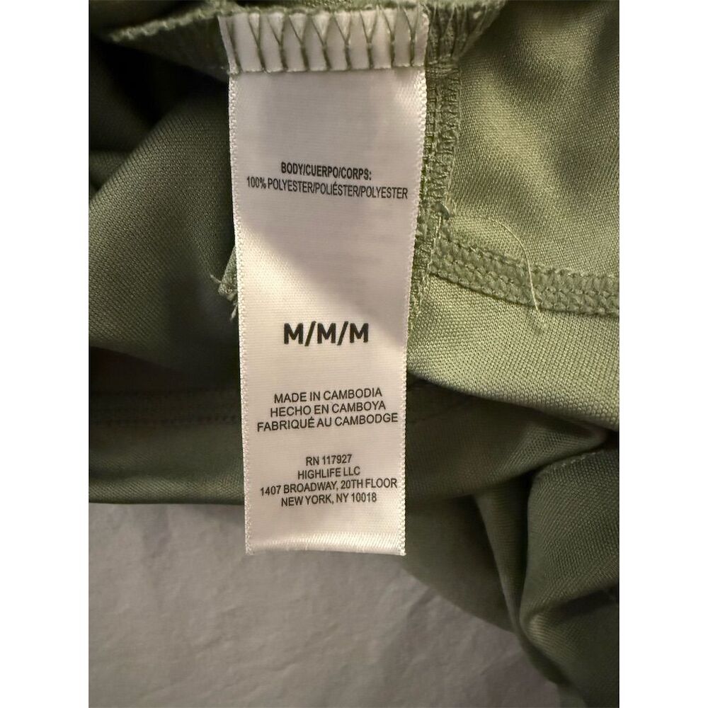 Reebok Men's Sleeveless Tech Tank Top Green Size M Training Running - Picture 5 of 6